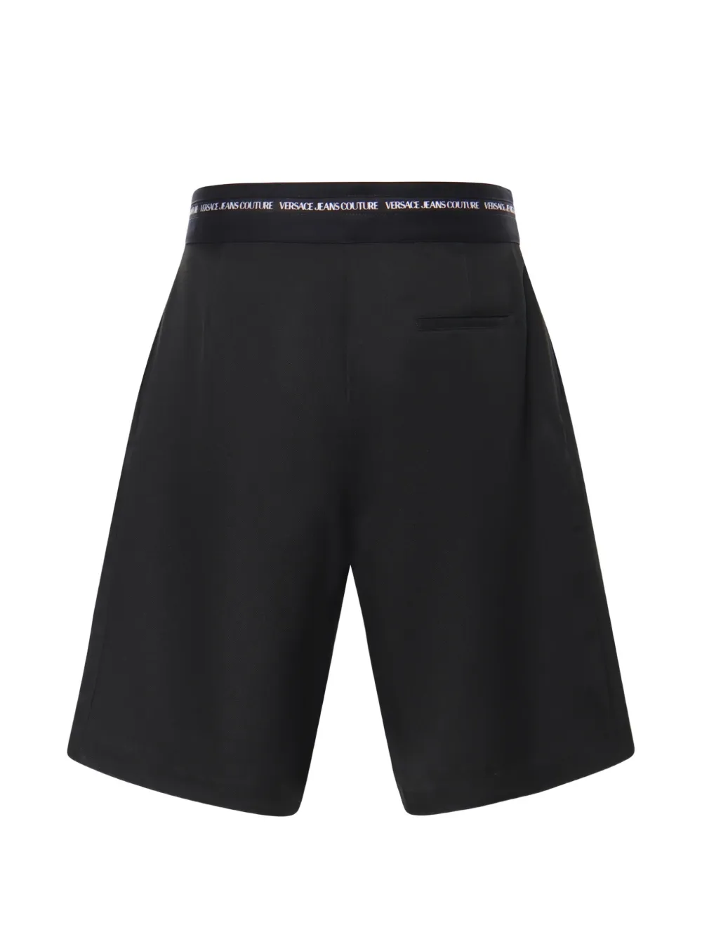 Versace Jeans Couture Shorts met logo Zwart