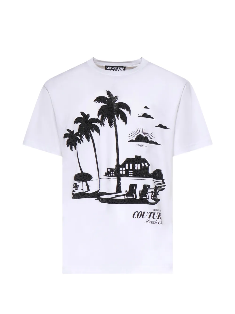 Versace Jeans Couture graphic-print T-shirt - Bianco