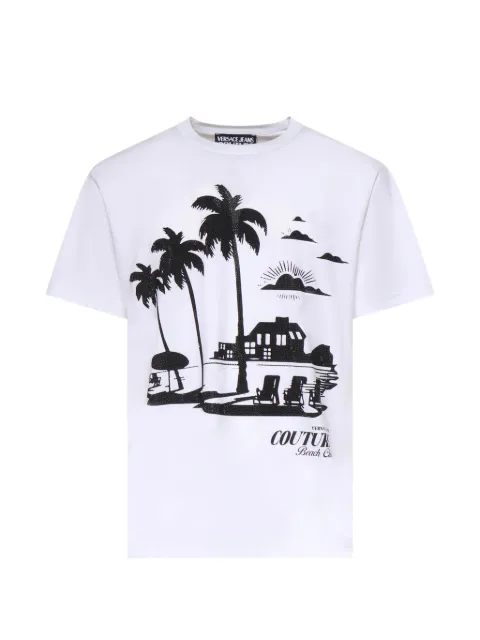 Versace Jeans Couture playera con estampado gráfico