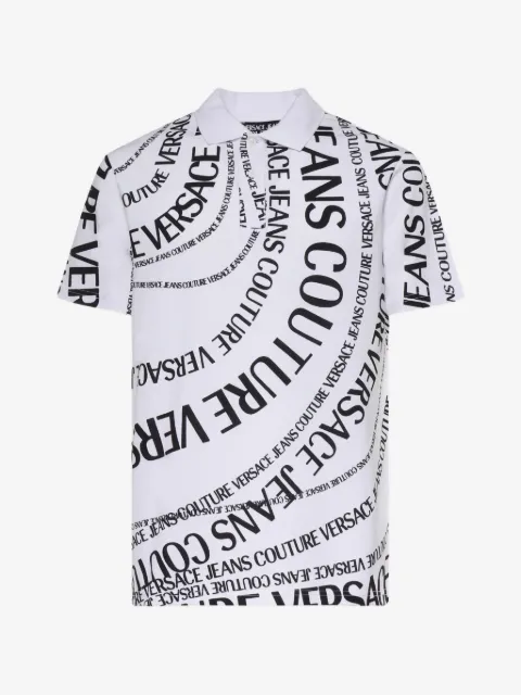 Versace Jeans Couture logo-print polo shirt