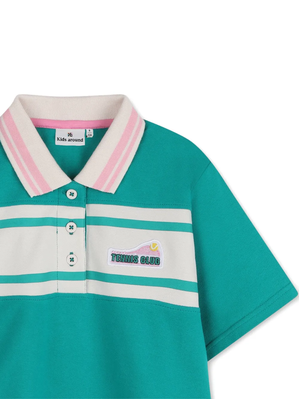  Kids Around Short-sleeve Polo Shirt - Green 
