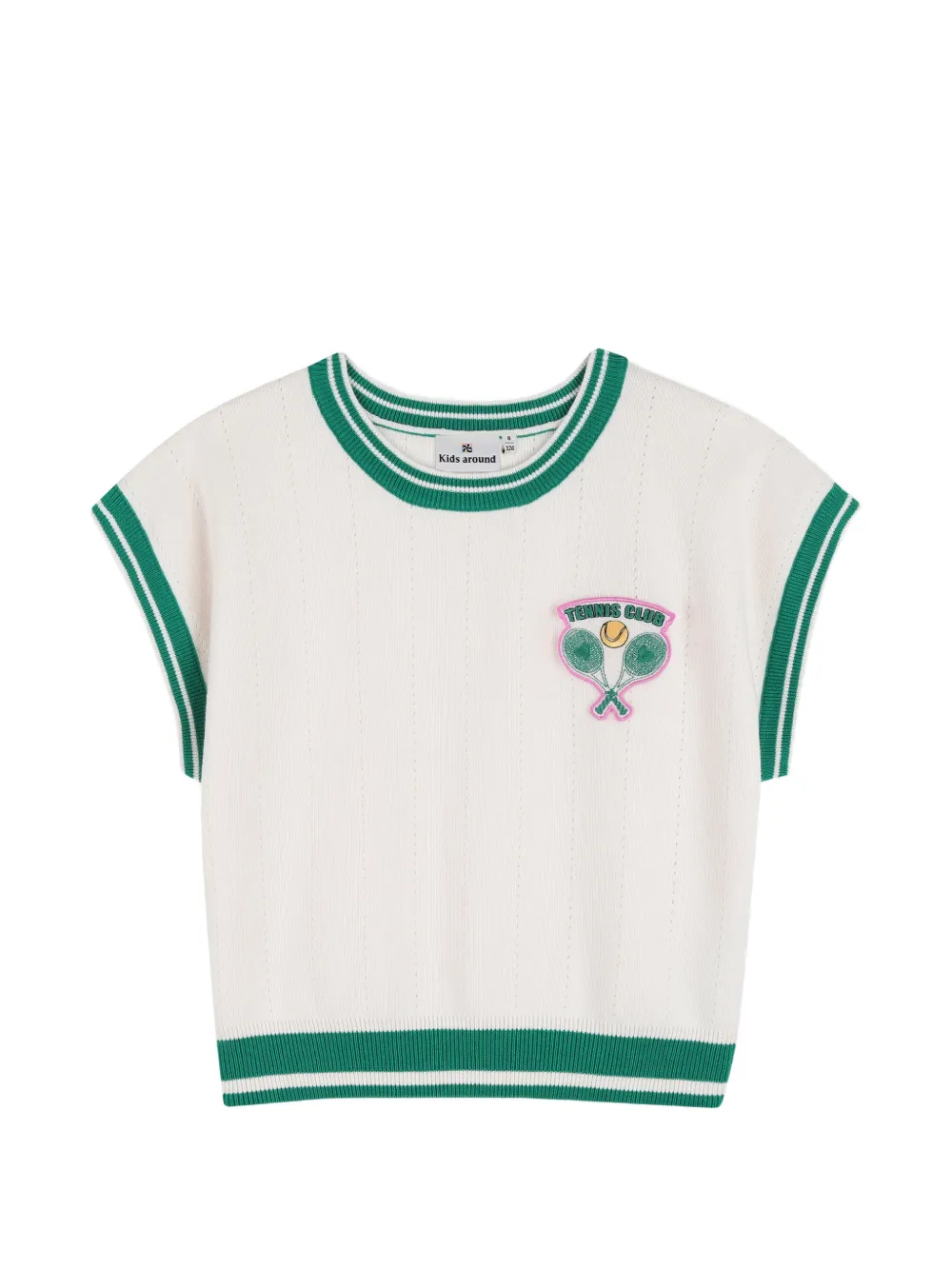 Kids Around striped-trim vest - Toni neutri