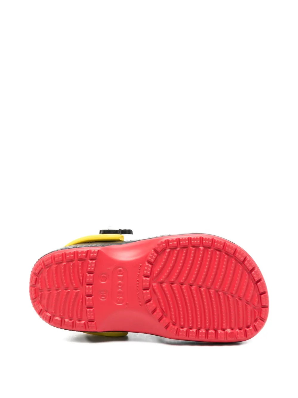 Crocs Kids Mickey Mouse Cls Clg applique strap slippers Zwart