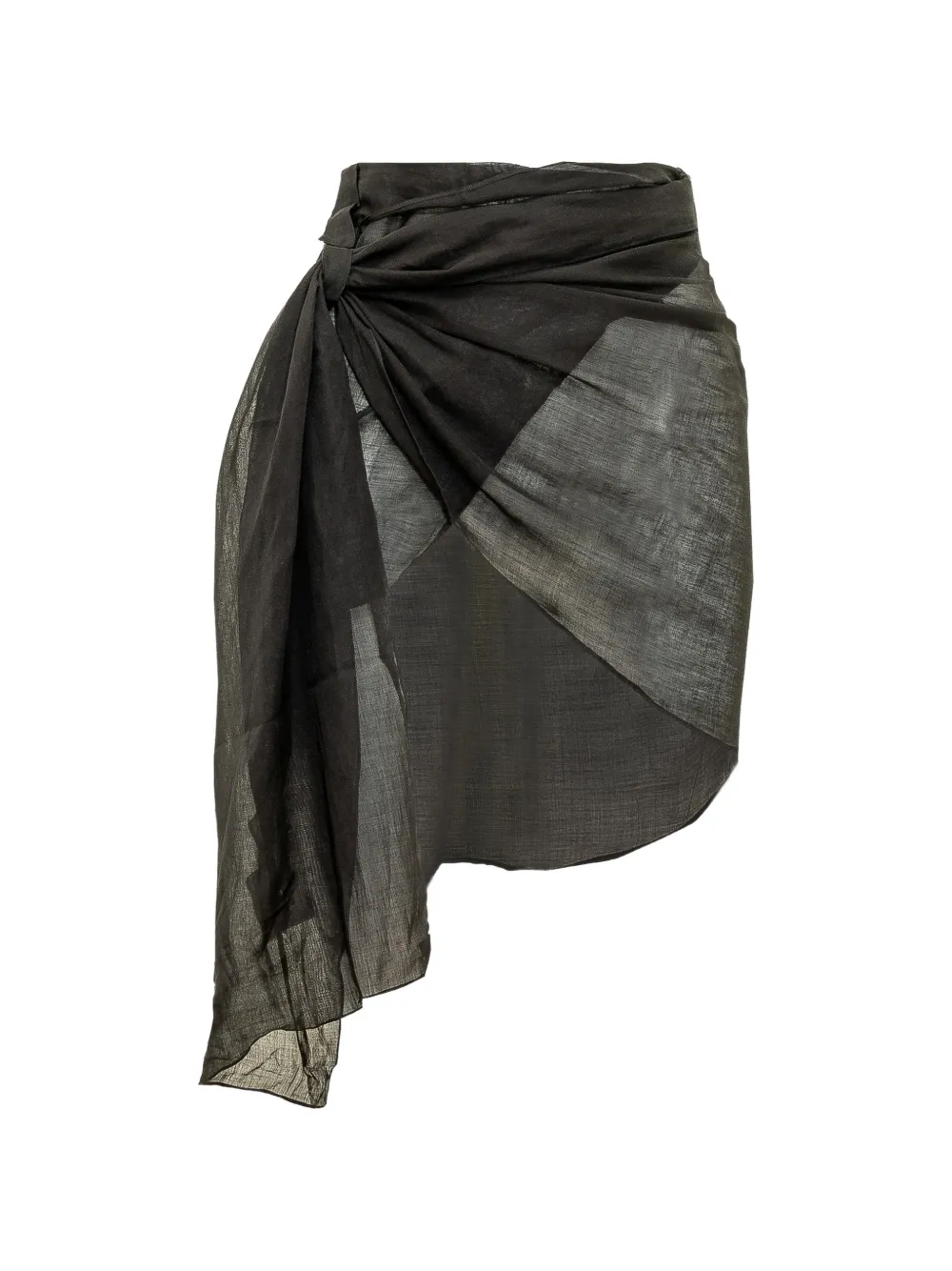 Kate Cate Kim sarong-style skirt - Nero
