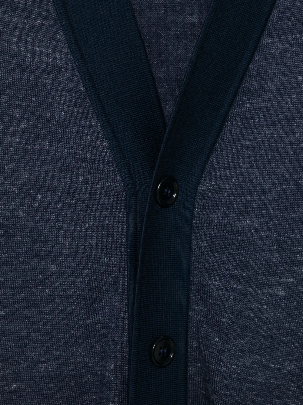 Brioni Vest met knoop Blauw