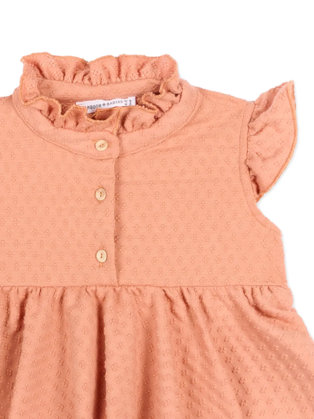  Bamboom Ruffled Top - Orange 