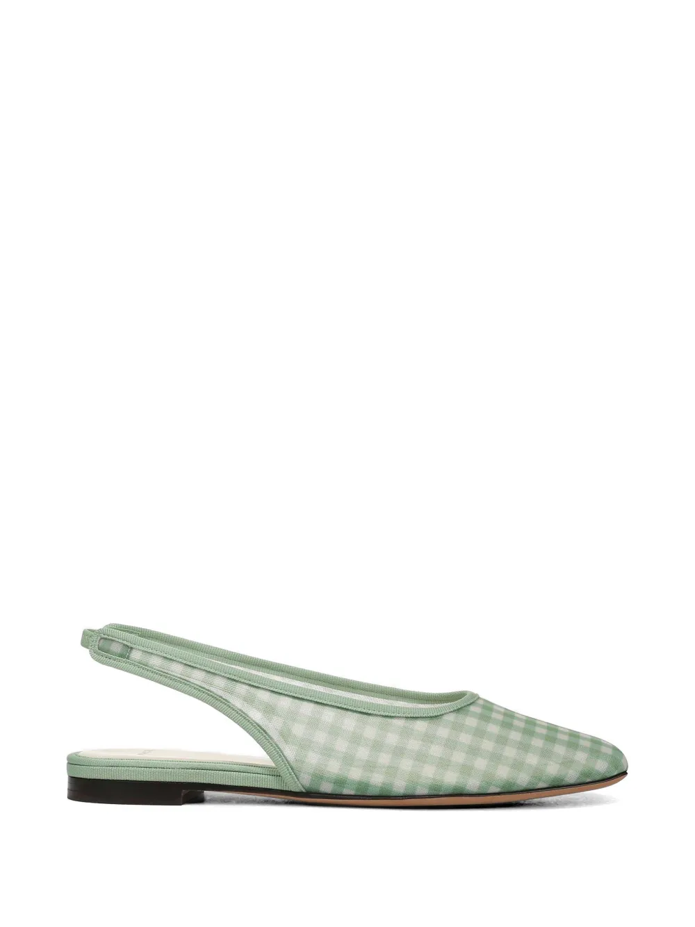 Vince Daphne sandalen met gingham ruit Groen
