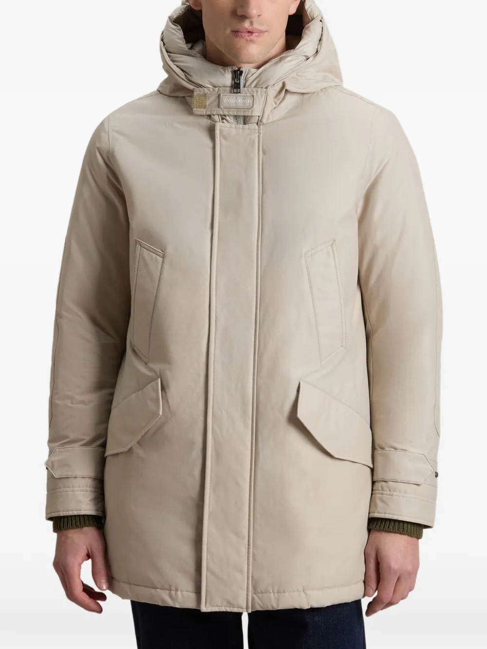  Woolrich High-collar Polar Parka - Neutrals 