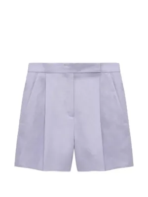 Brunello Cucinelli フルイドツイル バギーショートパンツ | ブルー