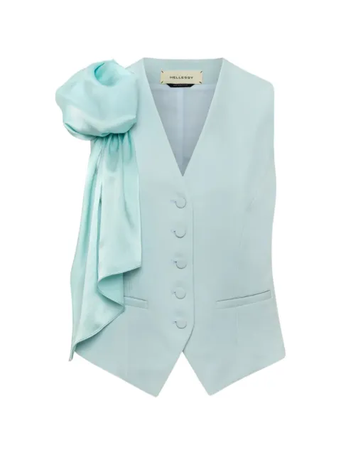 Hellessy Paloma ribbon floral vest