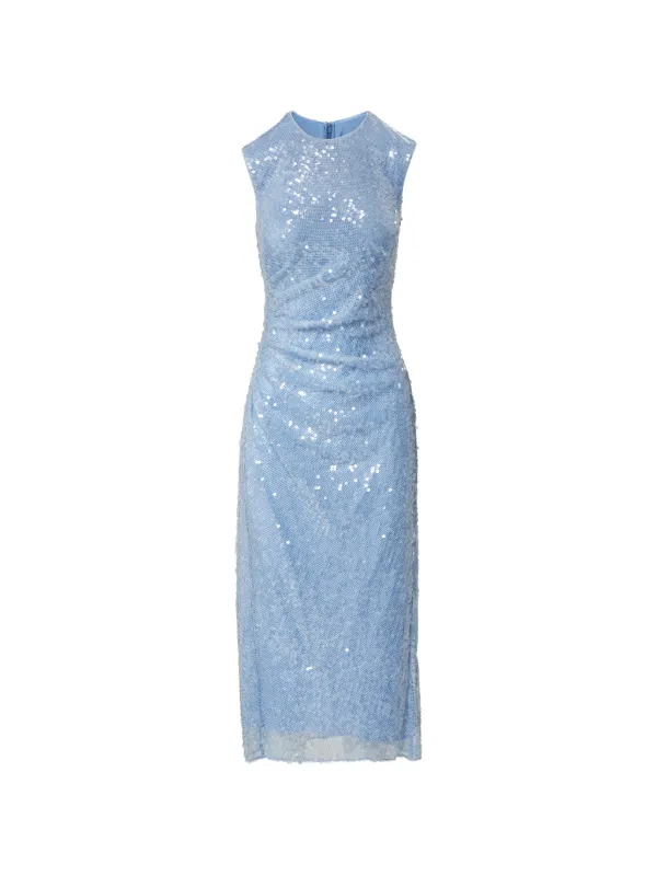 Veronica Beard sequin-embellished Midi Dress | Blue | FARFETCH BE Veronica Beard sequin-embellished Midi Dress | Blue | FARFETCH BE