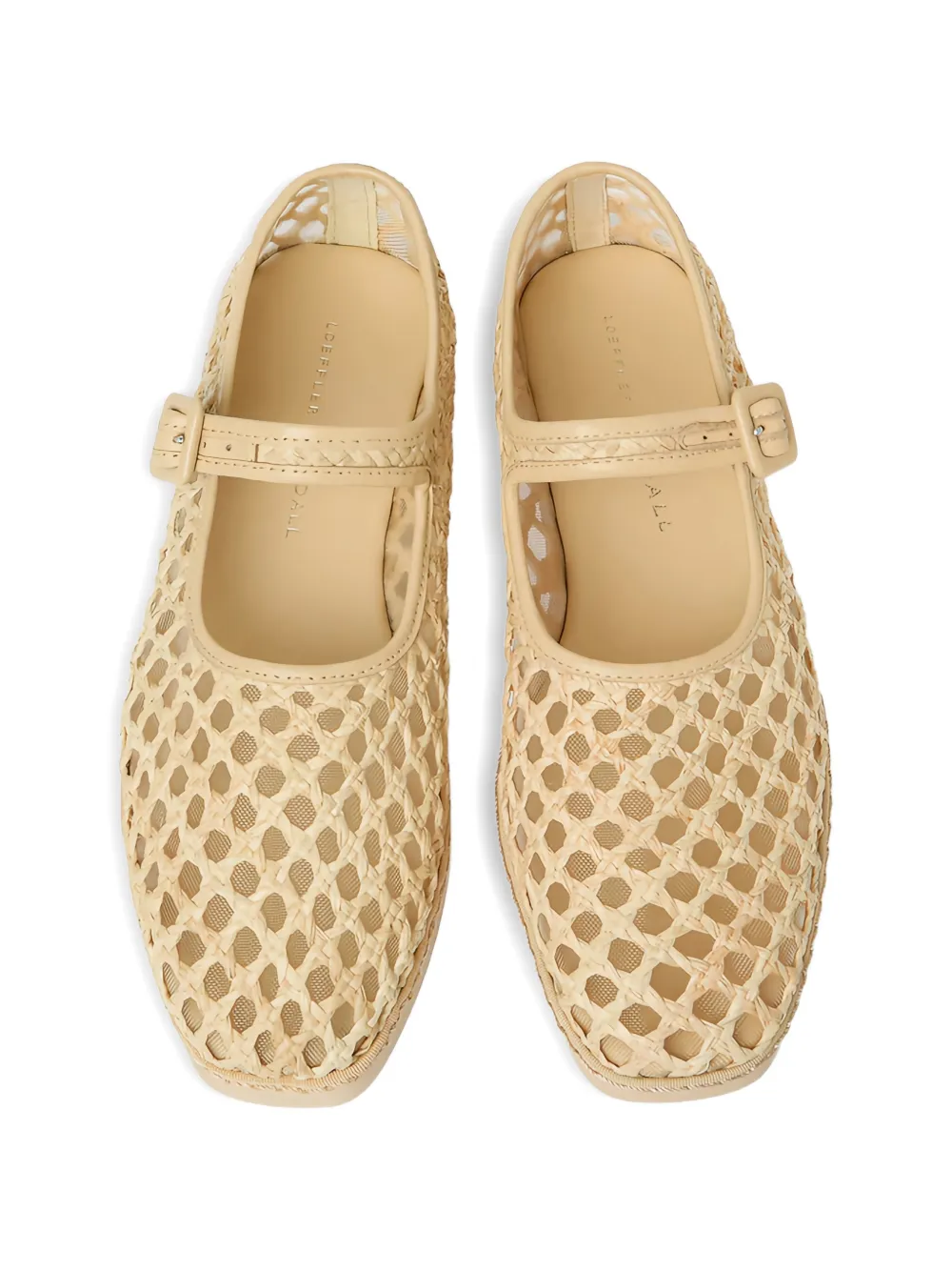 Loeffler Randall Rita MaryJane ballet flats Beige