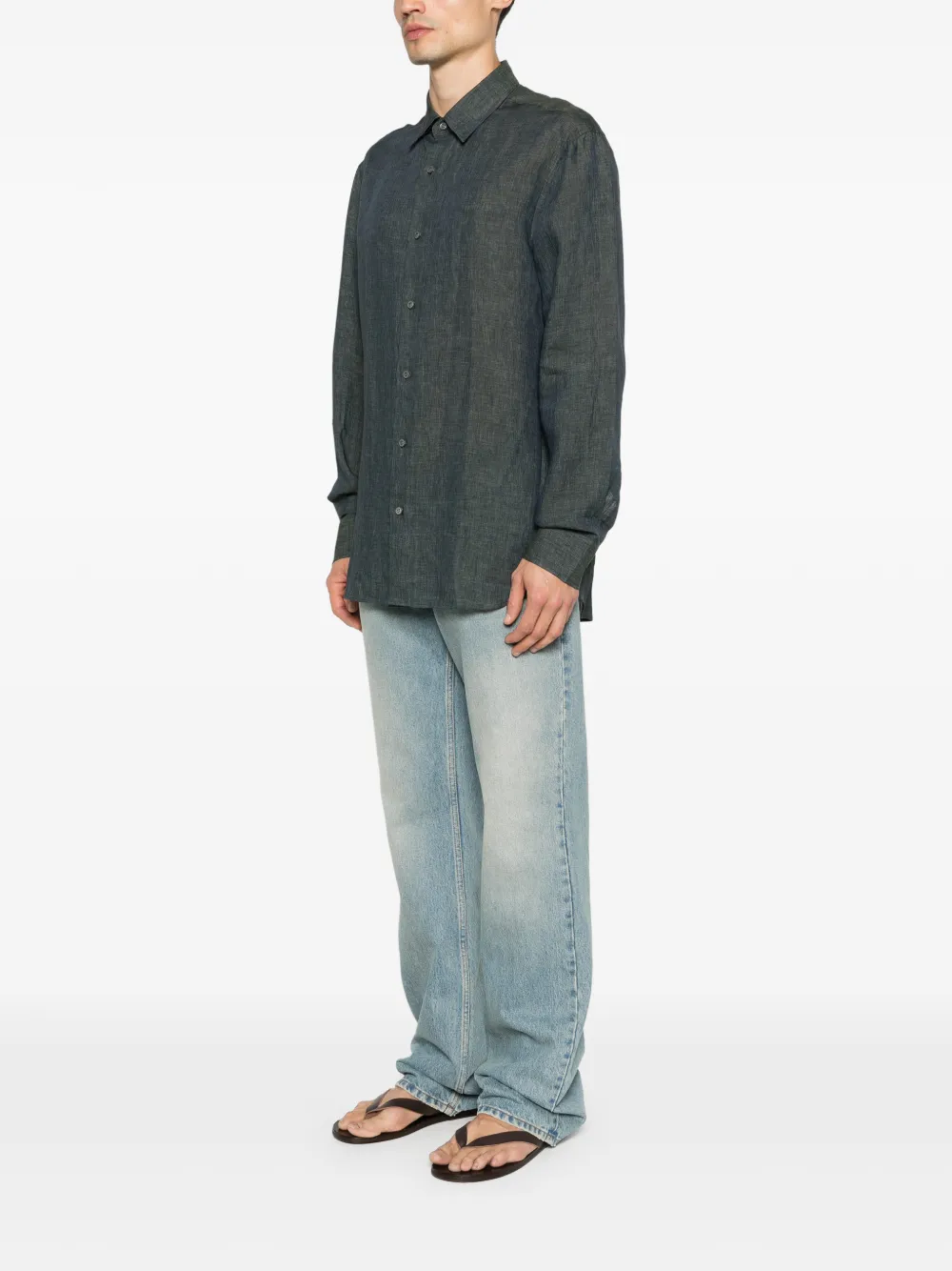 Brioni Overhemd Groen
