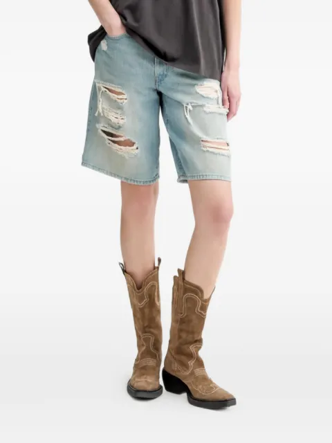 Levi's Shorts denim Middy con effetto vissuto