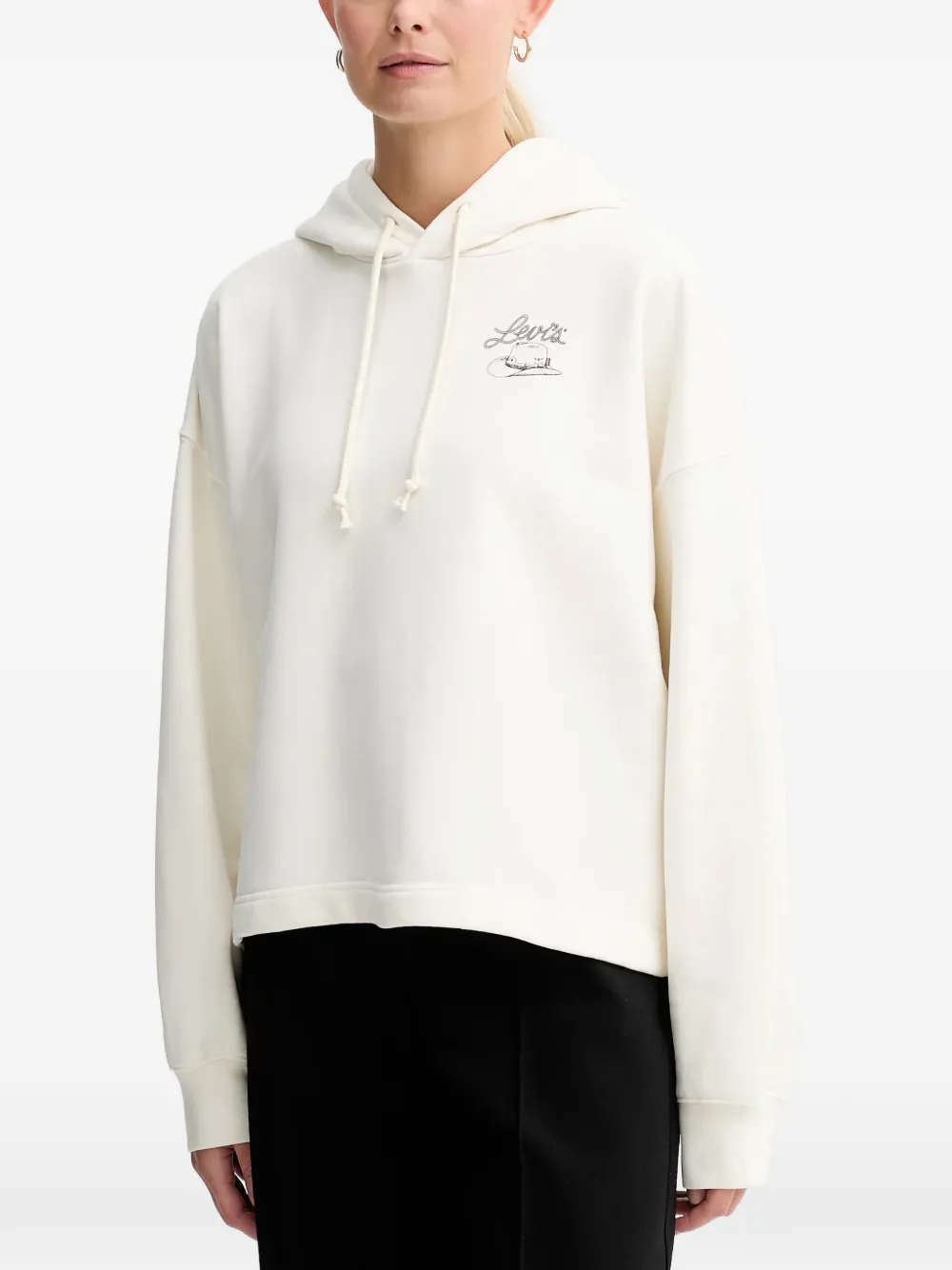 Levi's graphic-print drawstring hoodie