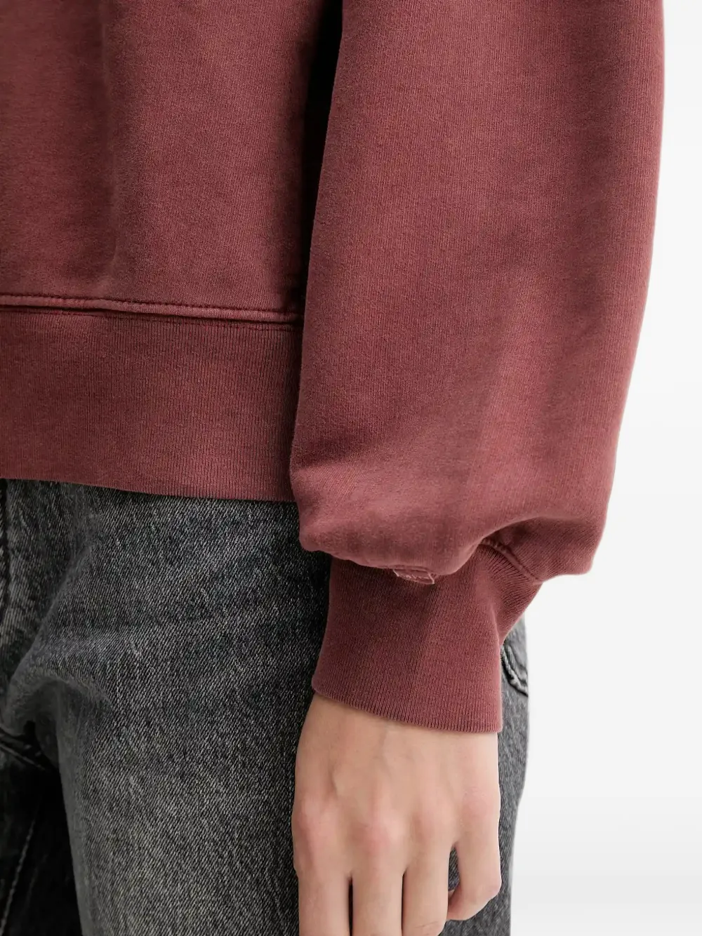Levi's Heritage crew-neck drop-shoulder sweatshirt Rood