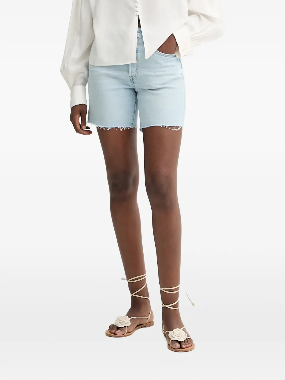 Levi's 501® frayed denim shorts