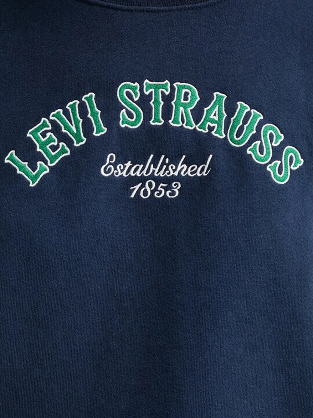 Levi's Sweater met borduurwerk Blauw