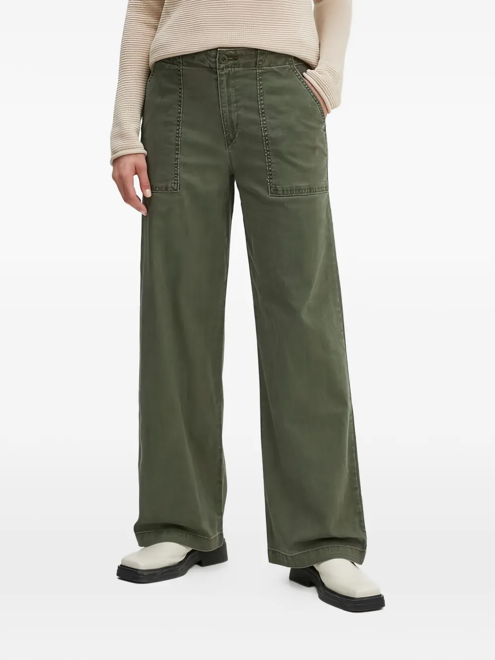 Levi's button-fastening pants - Verde