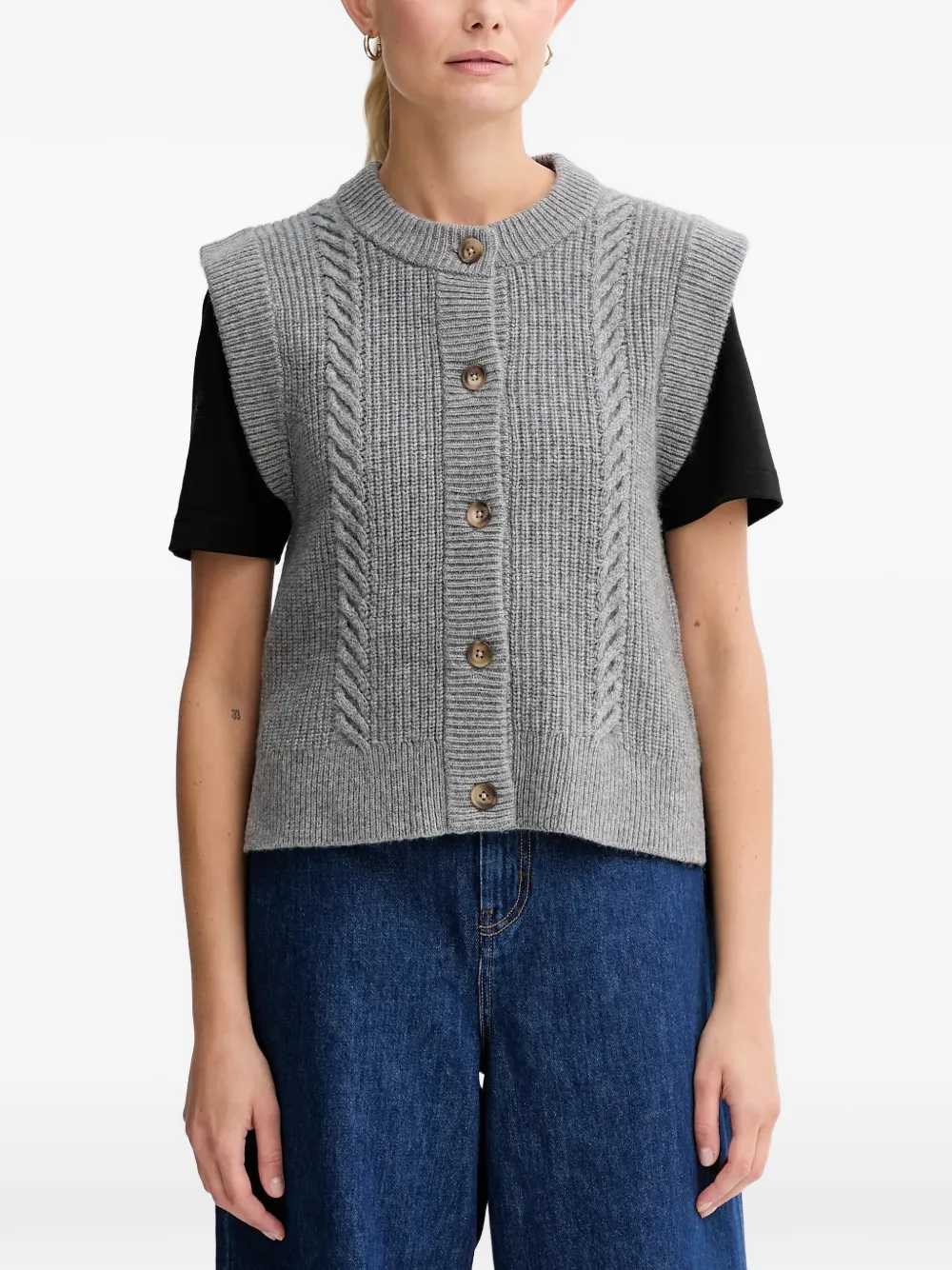 Levi's cable-knit vest
