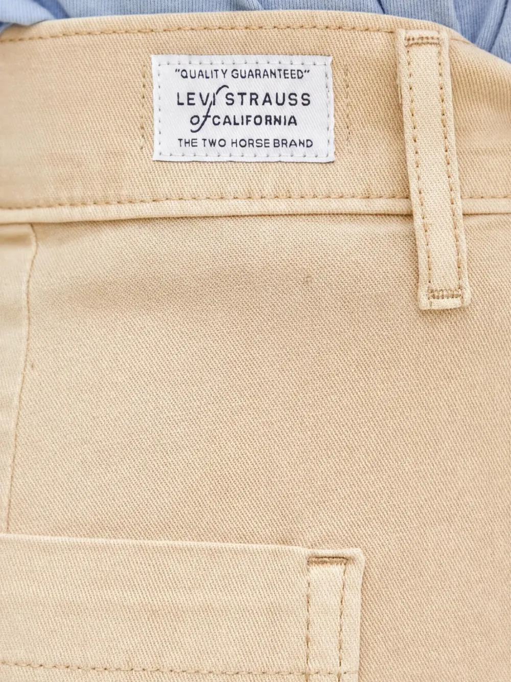 Levi's Broek met wijde pijpen Beige