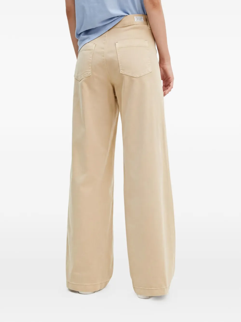 Levi's Broek met wijde pijpen Beige