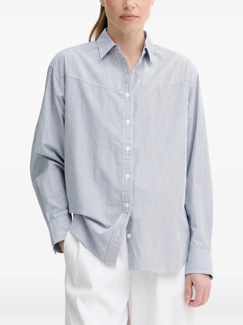 Levi's Harlie Pieced vertical-stripe shirt