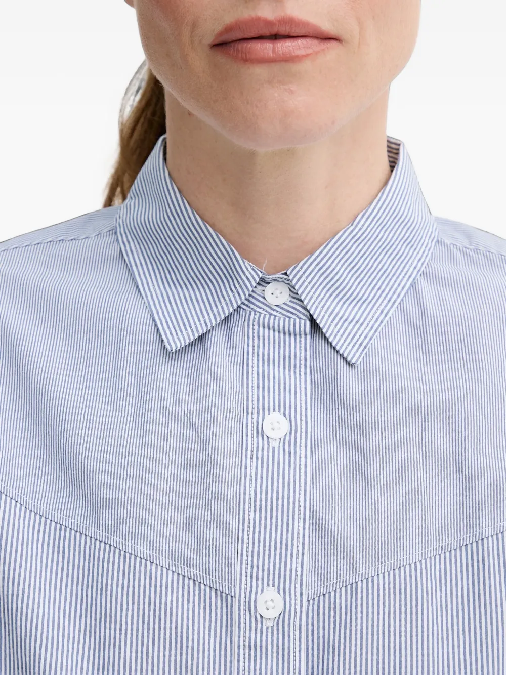 Levi's Harlie Pieced overhemd met verticale streep Blauw