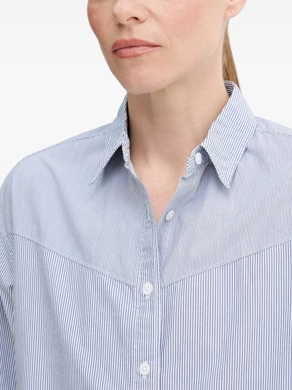 Levi's Harlie Pieced overhemd met verticale streep Blauw
