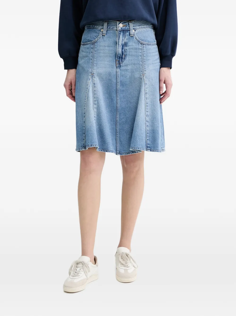 Levi's Gonna Godet in denim - Blu