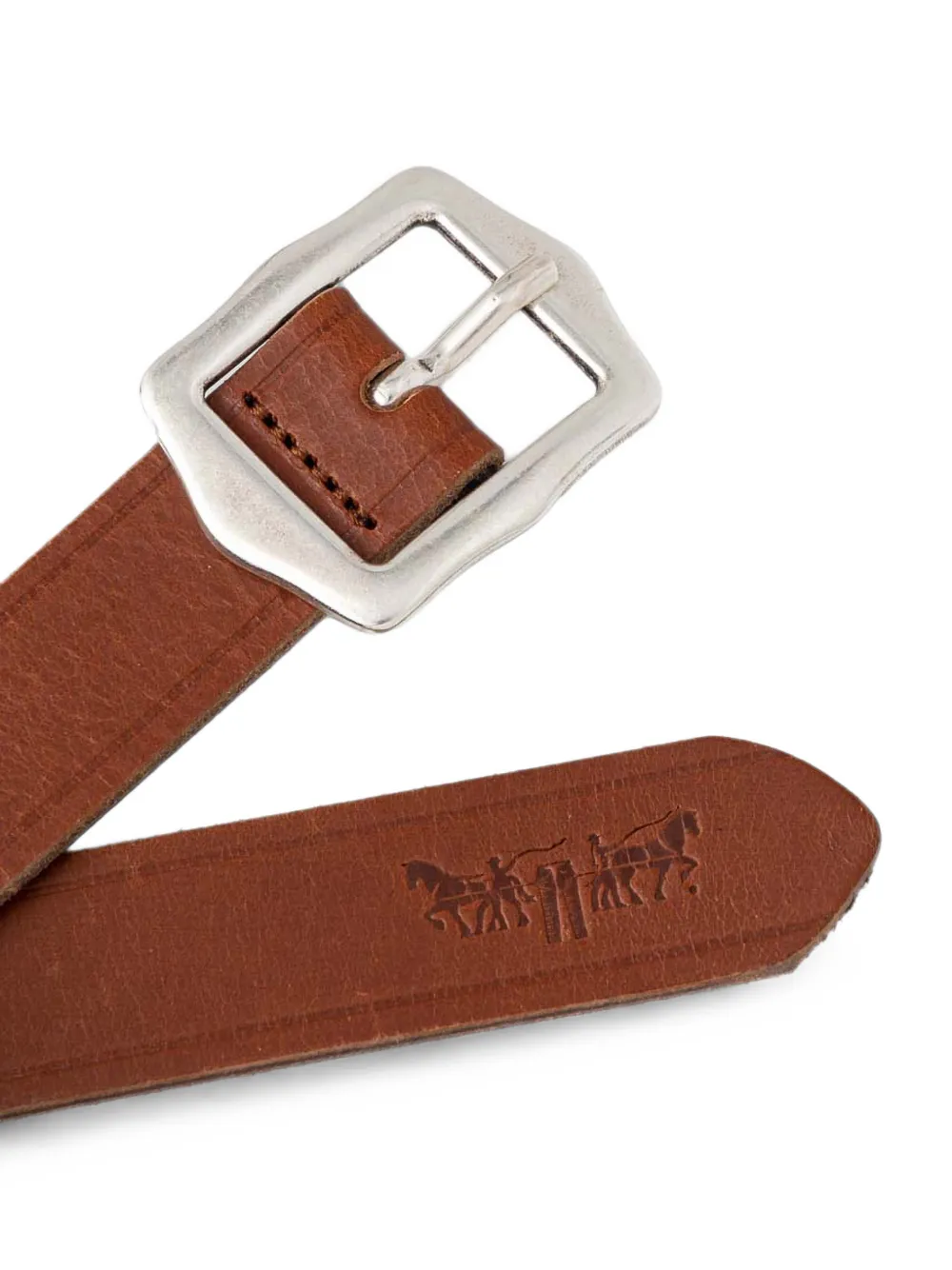 Levi's Gespriem met reliëf Bruin