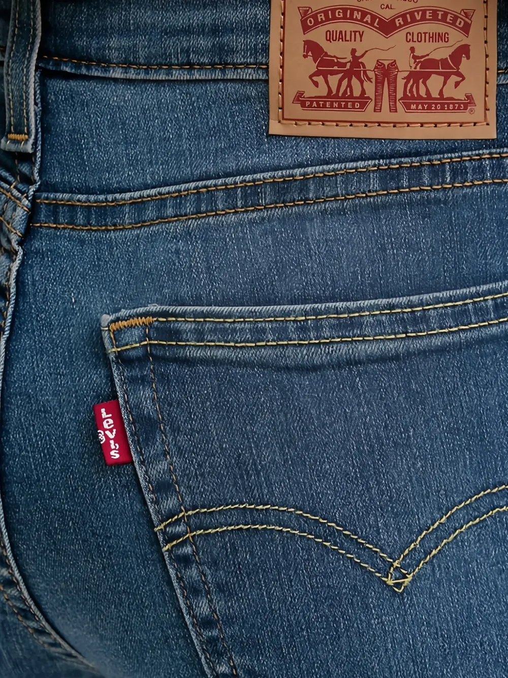 Levi's Bootcut jeans Blauw