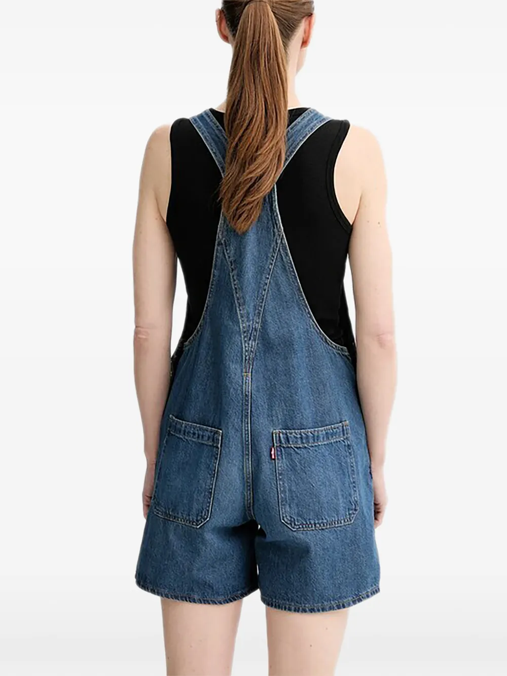 Levi's Denim jumpsuit met opgestikte zak Blauw