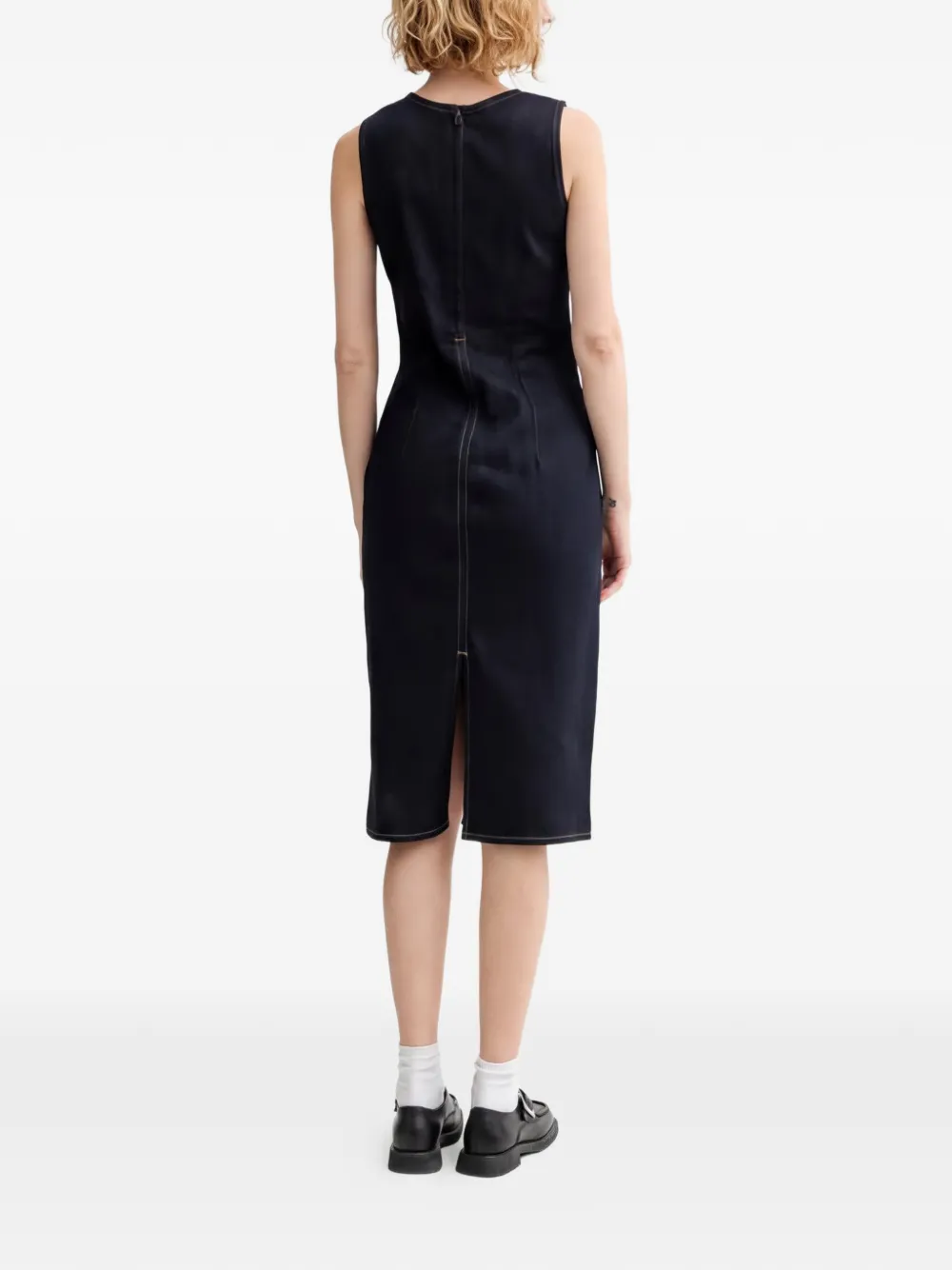 Levi's Mouwloze midi-jurk Blauw