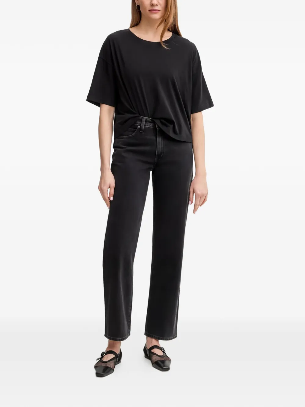 Levi's High waist jeans Zwart