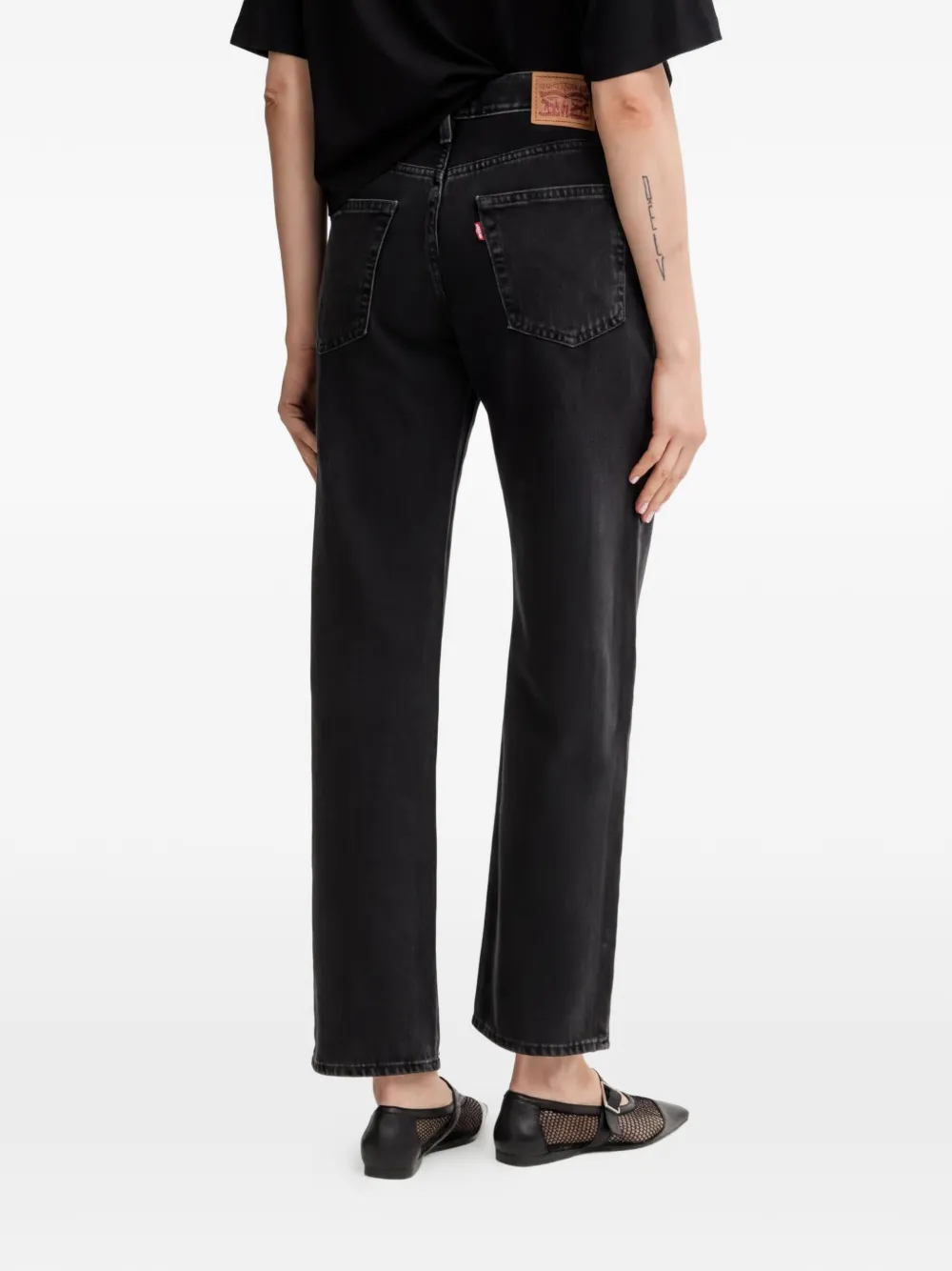 Levi's High waist jeans Zwart