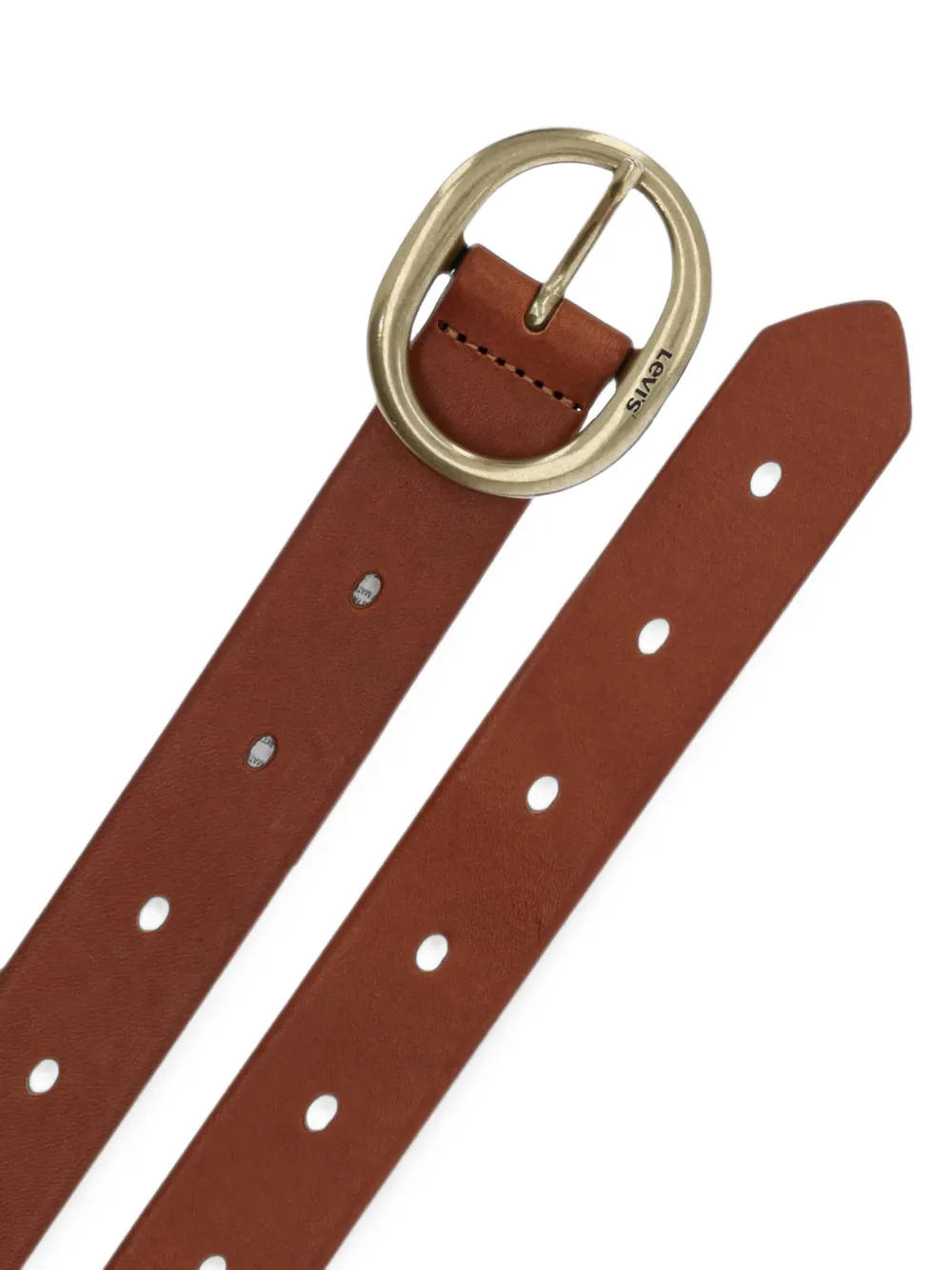 Levi's Riem met ovalen gesp Bruin