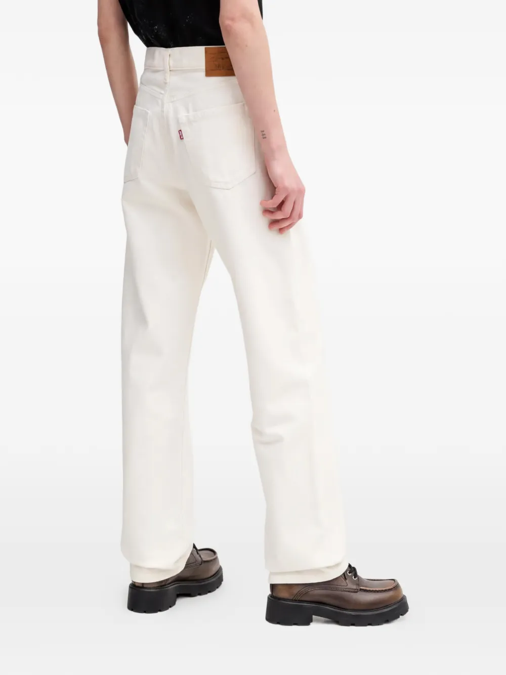 Levi's Easy Dad jeans met achterzakken Wit