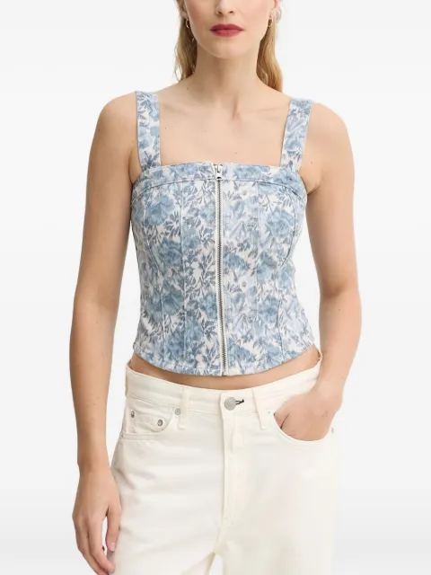 Levi's top estilo corset con estampado floral