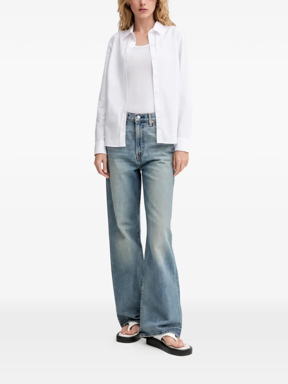  Levi's Camisa Con Botones - Blanco 