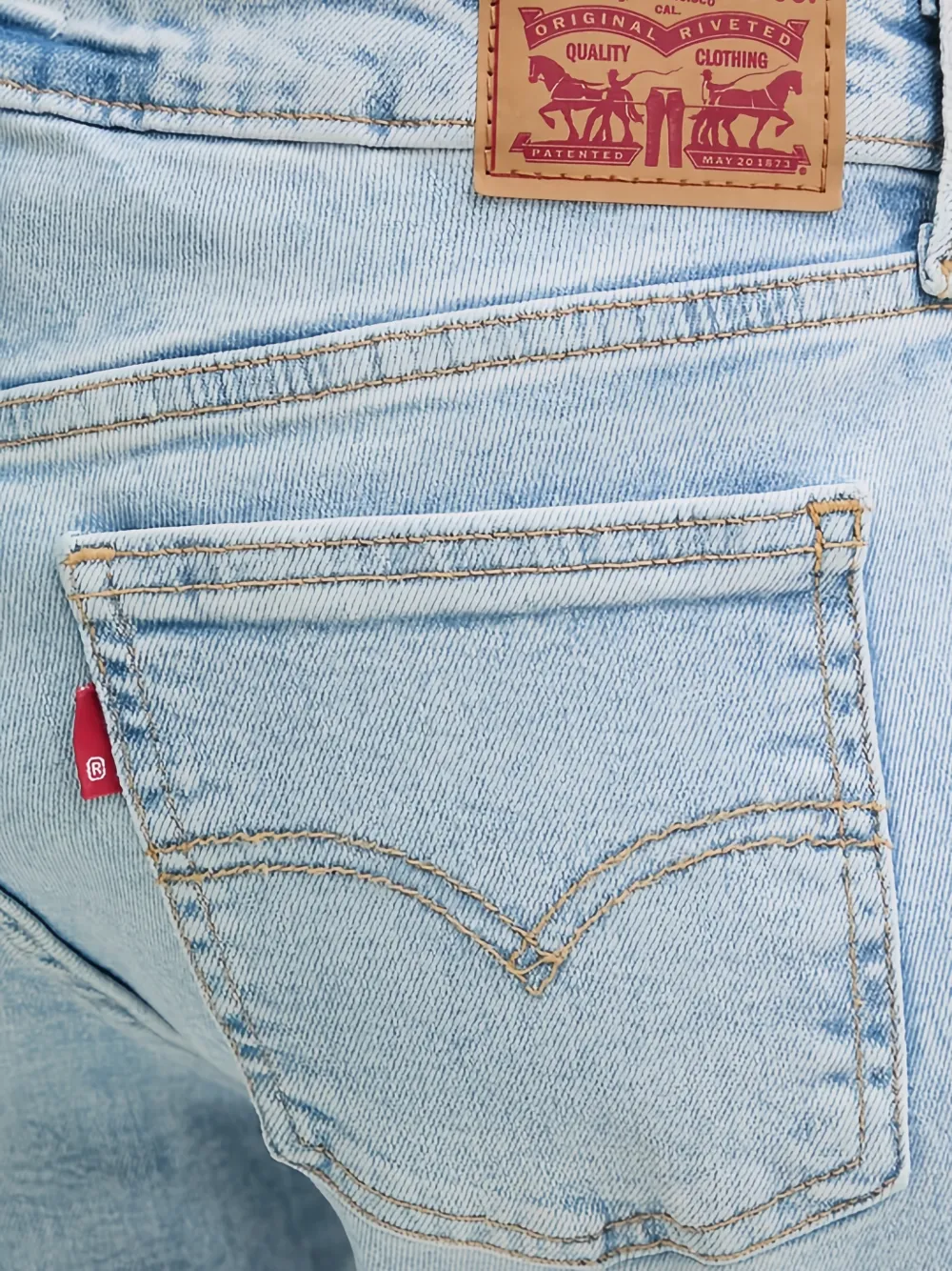 Levi's Jeans met vijf zakken Blauw