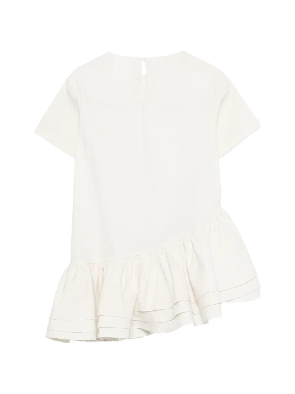  Douuod Kids Ruffled Dress - White 