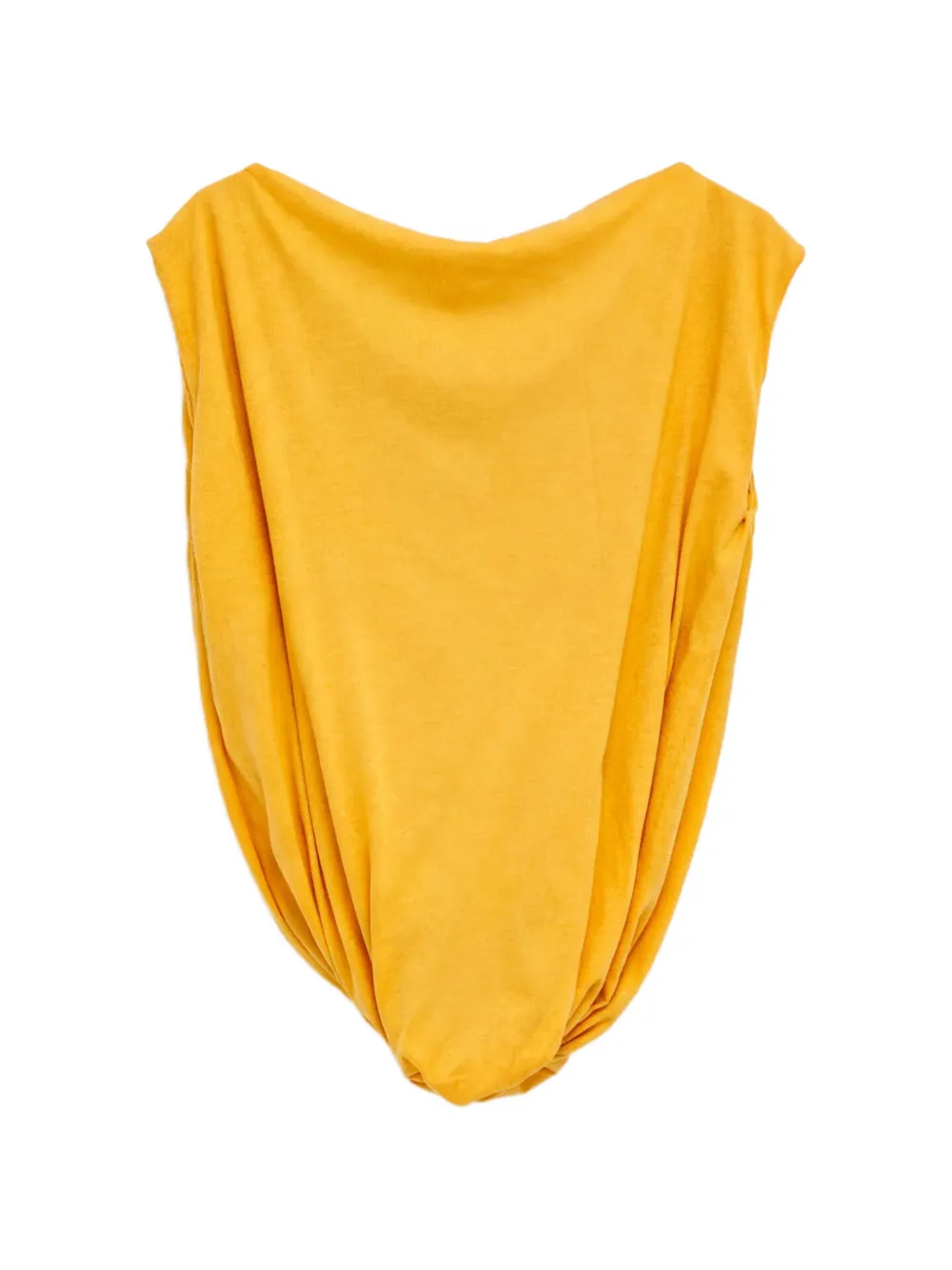 Baserange Turn draped tank top Geel