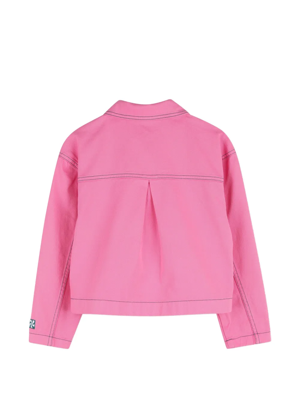  Kids Around Embroidered Jacket - Pink 