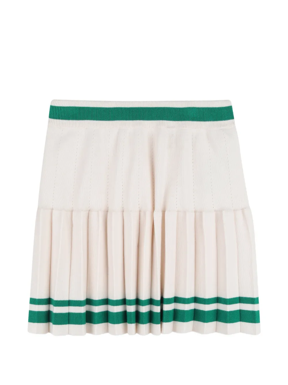 Kids Around striped pleated mini skirt - Toni neutri