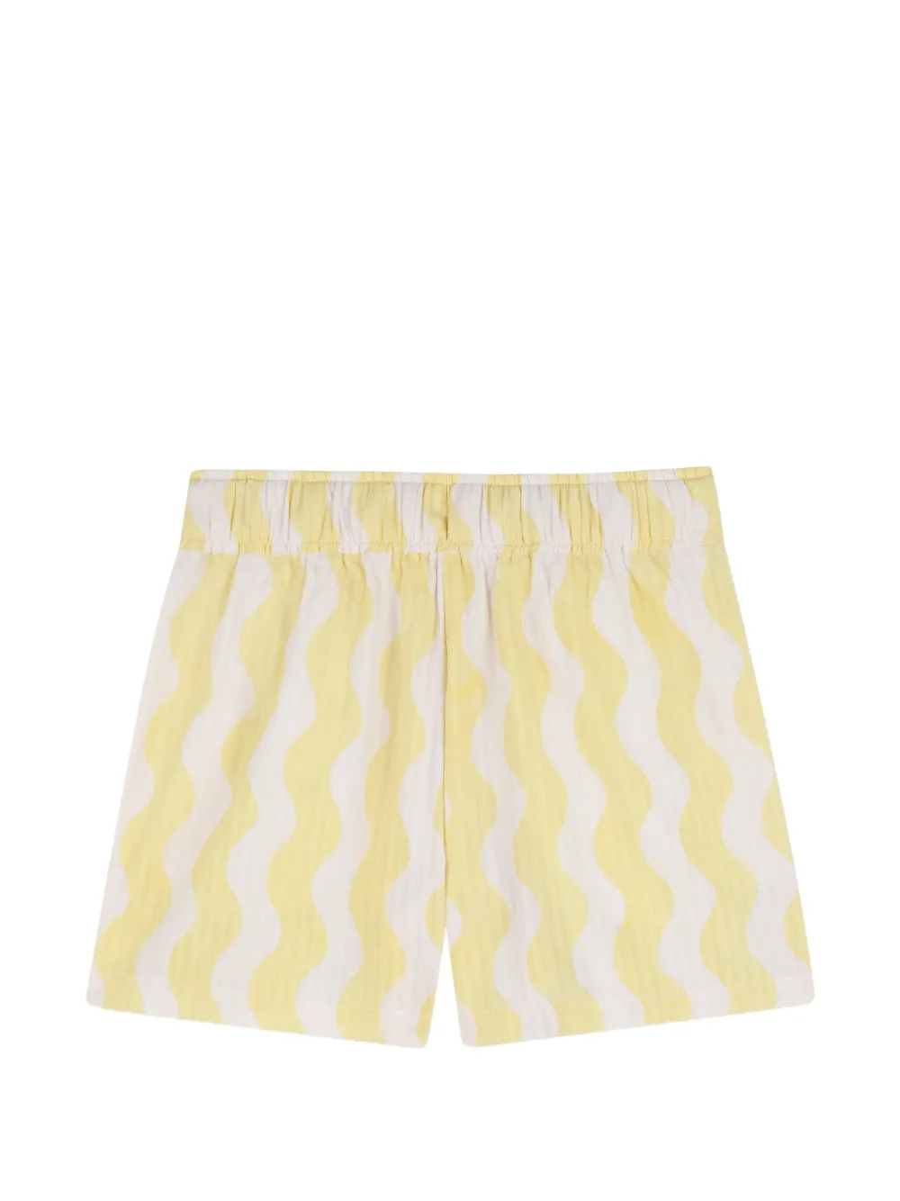  Kids Around Wave-patterned Shorts - Yellow 