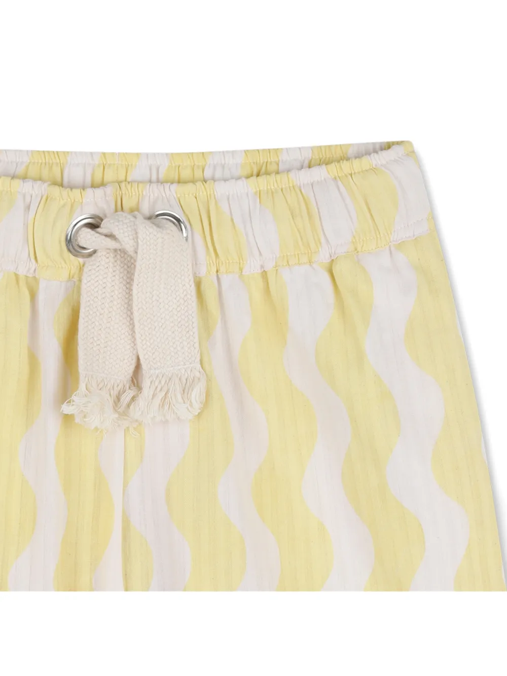  Kids Around Wave-patterned Shorts - Yellow 