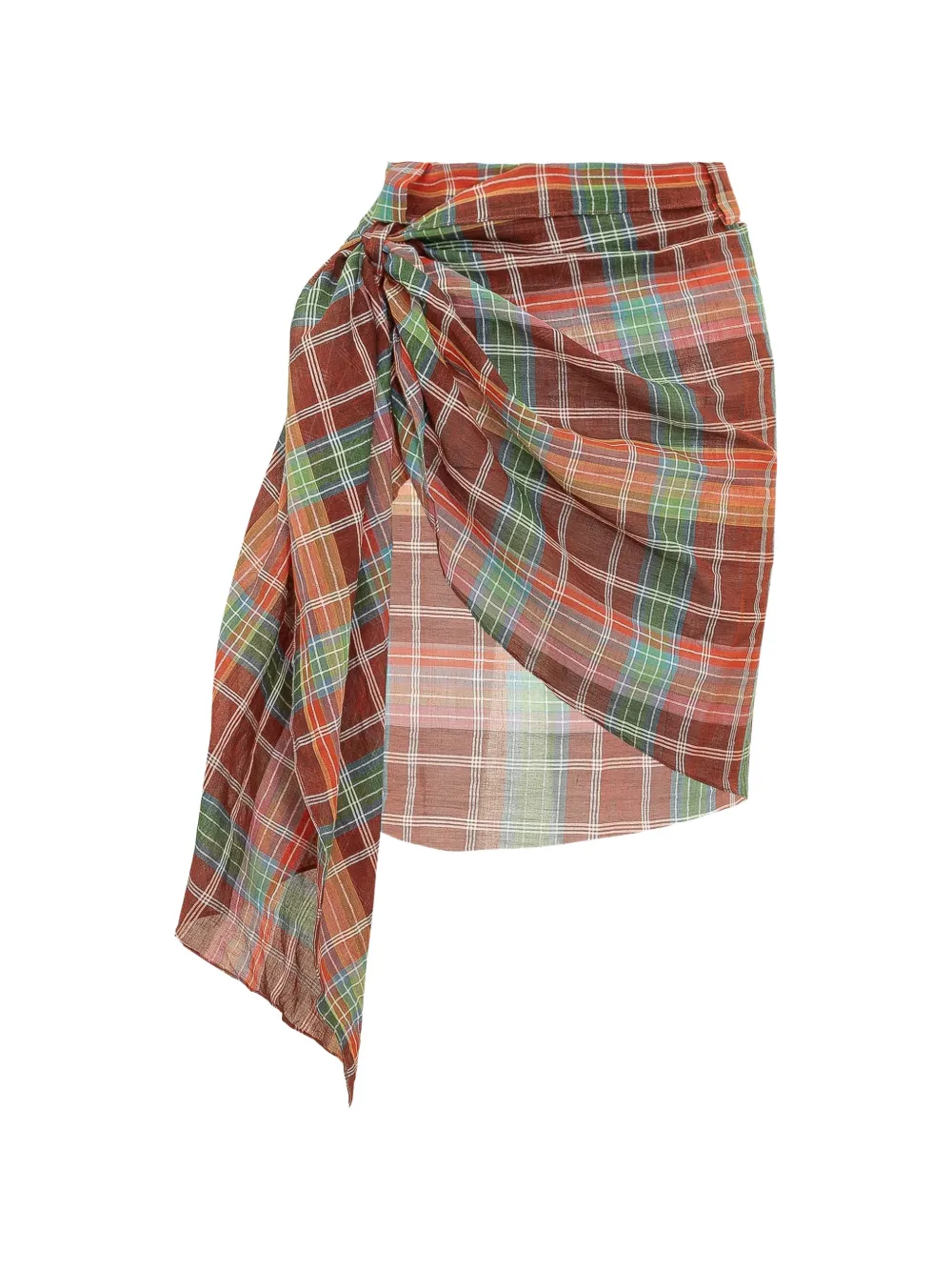 Kate Cate sarong short skirt - Rosso