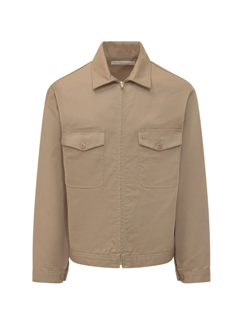 UNIVERSAL OVERALL zipped shirt jacket - Toni neutri
