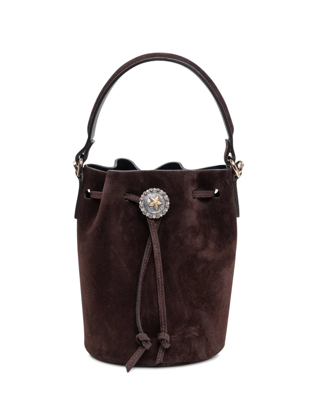 Kate Cate Dori star-motif bucket bag - Marrone